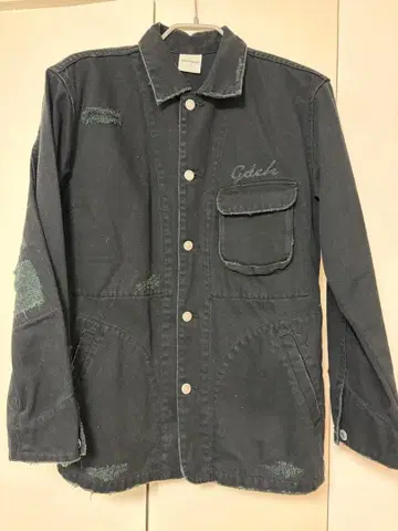 굿이너프 GDEH 블랙 커버올 M 데미지 가공 후지와라