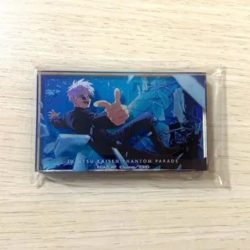 주술회전 회옥옥절 팬파레 복권 아크릴 블록 고죠 사토루