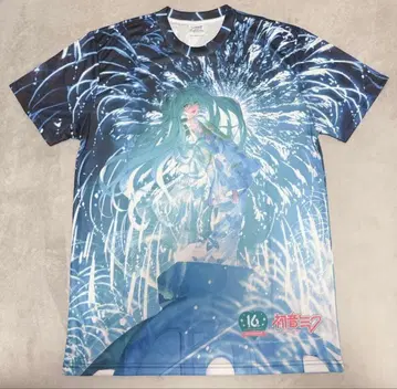 하츠네 미쿠 [ Music & Fire Works ] - 티셔츠