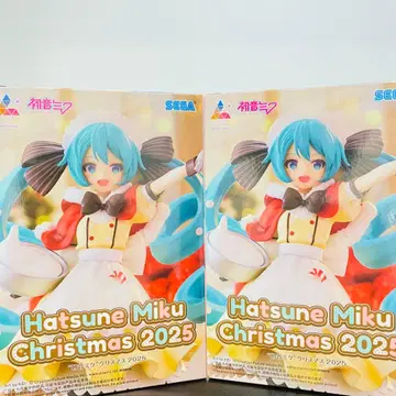 Luminasta 하츠네 미쿠 피규어 2025 크리스마스 2체 세트