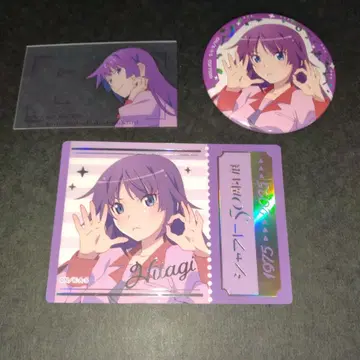 바케모노가타리 센죠가하라 히타기 샤프트 50주년 기념전 캔뱃지 랜덤 카드