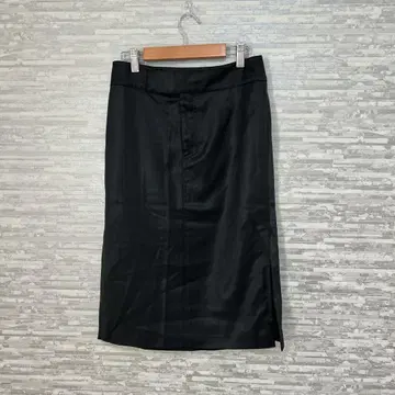 바디 드레싱 디럭스 블랙 타이트 스커트 9호 무릎 기장