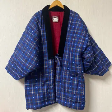 구루메 핸드메이드 한텐 대형 블루 남성용 반텐