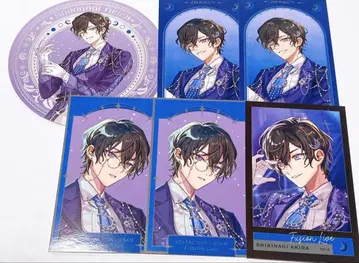 니지산지 시키나기 아키라 IMPACT 사진풍 카드 특전 코스터