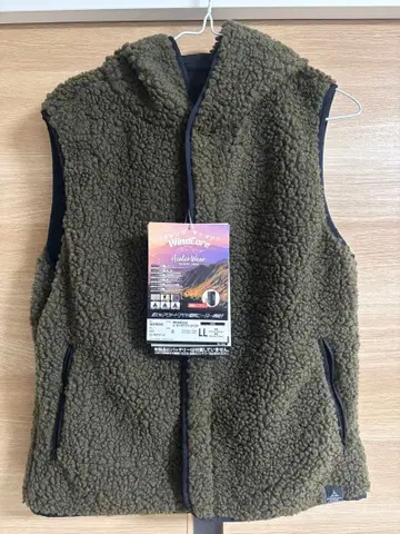 WindCore 히터 터보 플리스 베스트 LL 사이즈 카키 그린