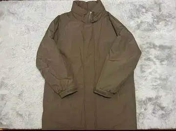 유니클로 방풍 패딩 코트 브라운 XL