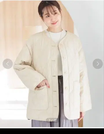 글로벌 워크 2way 퀼팅 블루종 퀼팅 자켓