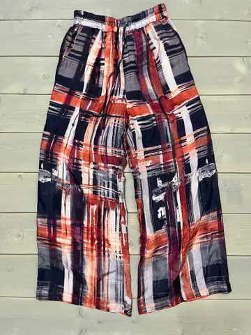 SACRA 네이비 와이드 팬츠 38