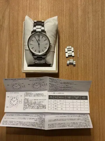 실버 스테인리스 스틸 손목시계