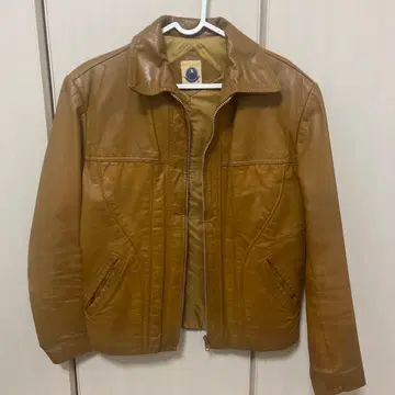 가죽 자켓 브라운