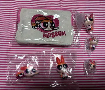 새상품 파워퍼프걸 블라썸 6종 자수 파우치 메지루시 참 하사무난다 외