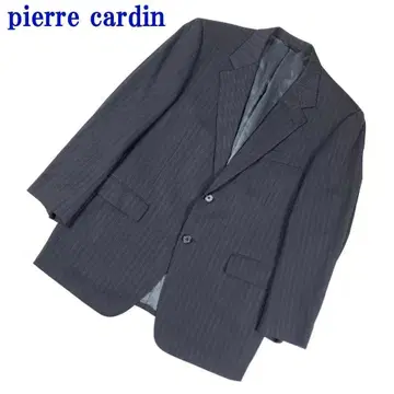 피에르 가르뎅 스트라이프 테일러드 자켓 그레이 계열 C8679