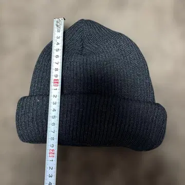 roundabout 블랙 니트 모자 RA23AW-AC01