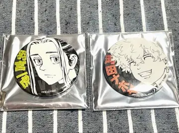 도쿄 리벤저스 마이키마트 글리터 캔뱃지 하네미야 카즈토라 카와타 나오야