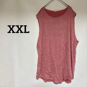 새상품급 탱크탑 [XXL] 빨간색 레드 여름 시원함