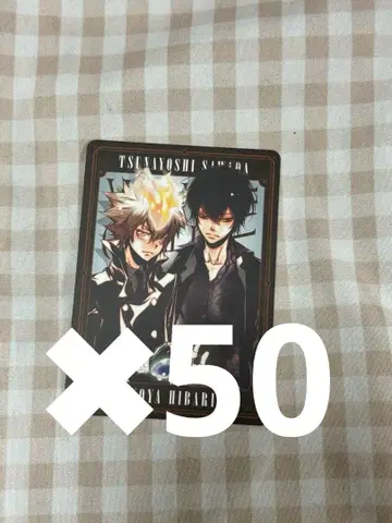 리본 만화 보드게임 보드게임 보드게임 히바리 쿄야 사와다 츠나요시 50장