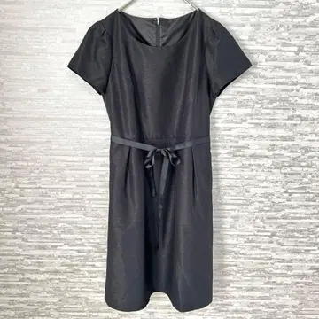 블랙 포멀 블랙 원피스 11AR 광택 고급 결혼식 경사