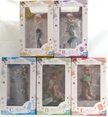 5등분의 신부 5쌍둥이 허니문 피규어 5체 세트