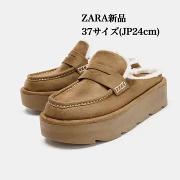 ZARA 플랫폼 뮬 로퍼 37사이즈(JP24cm) 새상품