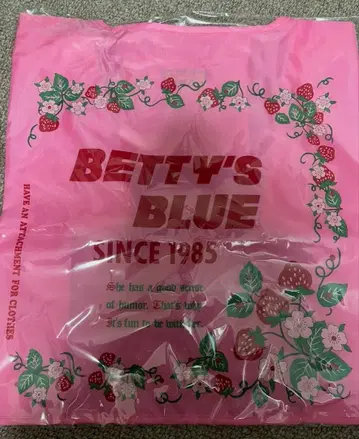 베티즈 블루 쇼퍼 패턴 에코백