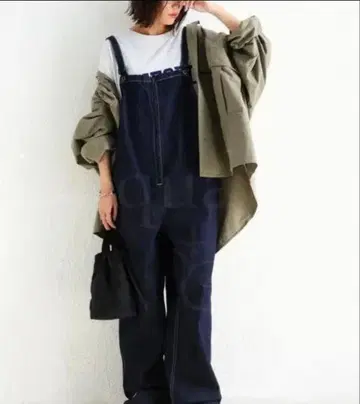 antiqua 데님 오버롤 L