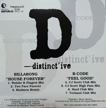 [ 레어반 ] Billabong / B-Code House Forever