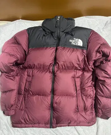 THE NORTH FACE 다운 자켓 S 보르도/블랙