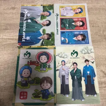 Mrs. GREEN APPLE 비주얼 시트 4매 세트