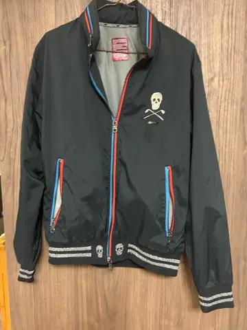 MARK&LONA 스포티 나일론 자켓 블랙