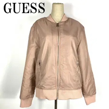 LA207 GUESS 게스 충전솜 블루종 자켓 탁한 베이지 핑크 L
