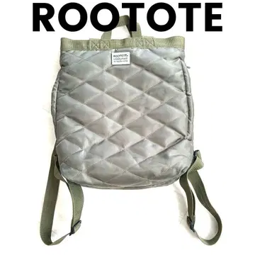 써모아 루토트 백팩 토트백 퀼팅 카키 2way