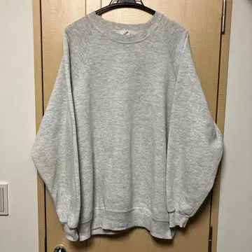 80s 저지 맨투맨 트레이닝복 무지 맨투맨 그레이 래글런