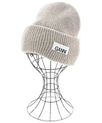 Ganni 니트 캡 비니 여성용