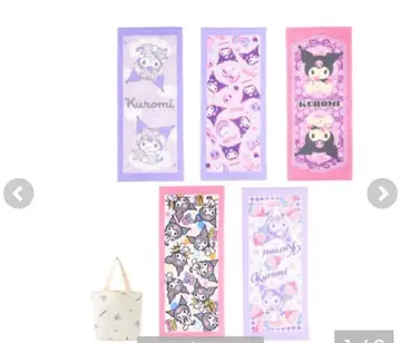 산리오 쿠로미 페이스 타월 5개 세트