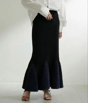 세피에 CEPIE 몰 스커트 롱 스커트 니트 스커트