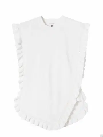 [ 새상품급 ] LE CIEL BLEU 프릴 슬리브리스 상의