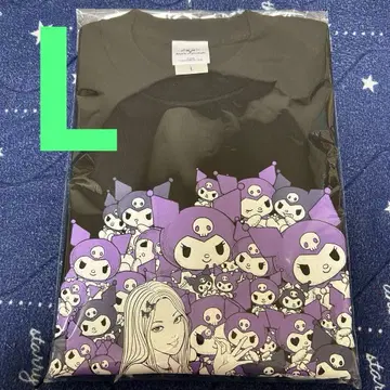 이토 준지 라기트 T셔츠 갸루 토미에 토미에 쿠로미 산리오 L사이즈