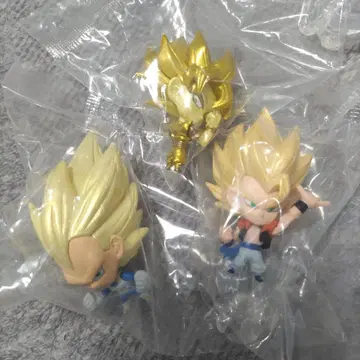드래곤볼 초전사 피규어 9 골드 Ver 손오공, 오지터, 베지터 세트