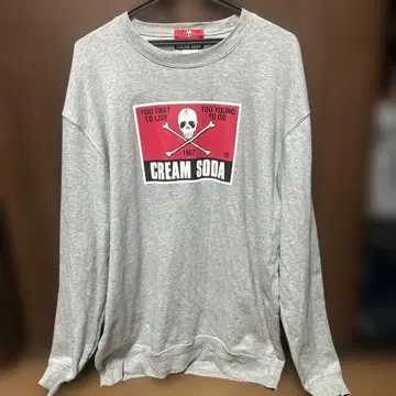 CREAM SODA 50주년 기념 트레이닝복 그레이