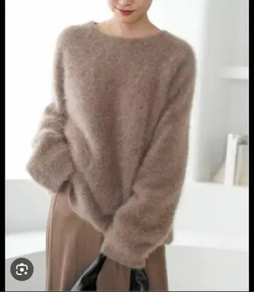 Deuxieme Classe DUET 크루넥 sweater 카멜 A