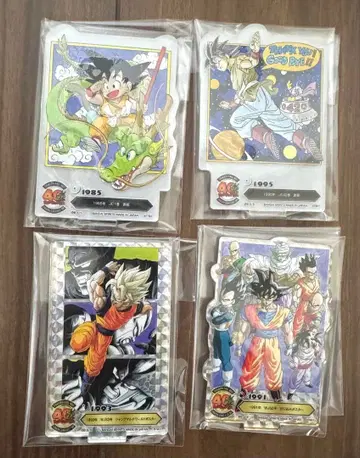 제일복권 드래곤볼 40th 아크릴 스탠드 4종 레어 시크릿