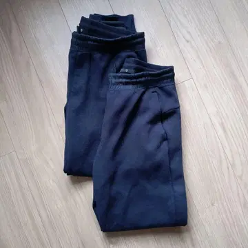 유니클로 +J 드라이 스웨트 팬츠 S 네이비 2세트