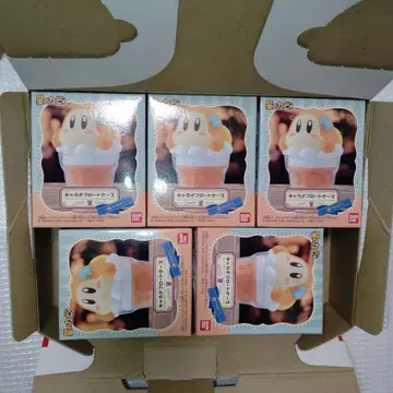 미개봉 새상품 별의 커비 캐릭터 플로트 케이스 5개 세트