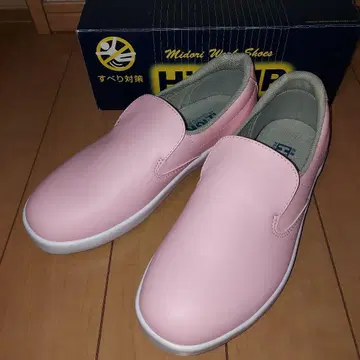 [ 미도리 안전 초미끄럼 방지 작업화 NHS-700 25.0cm 핑크 ]