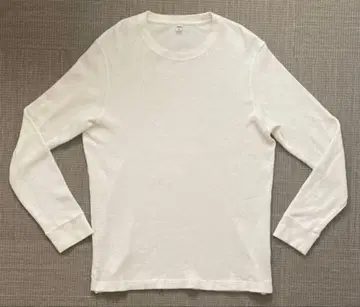 [ 인기 ] UNIQLO 와플 크루넥 T 티셔츠 L 사이즈