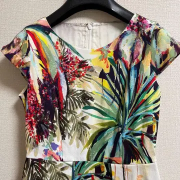 아나이 레인보우 플라워 보타니컬 원피스 사이즈 36 (하자품)