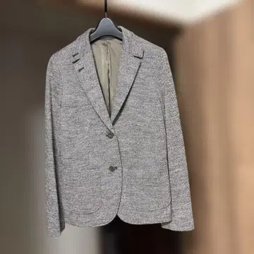 그레이 헤링본 테일러드 자켓 뉴요커