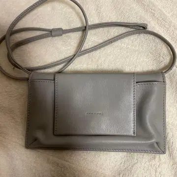 ear PAPILLONNER 모바일 지갑 숄더백 가로형 그레이