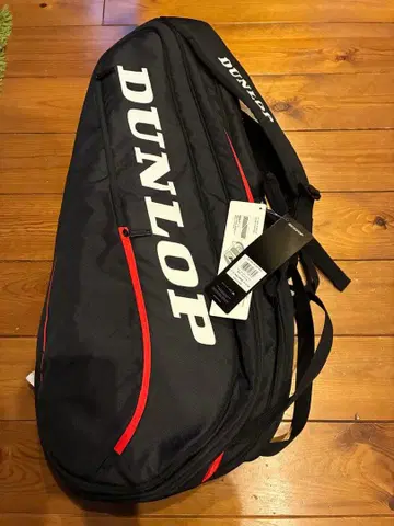 [ 새상품 ] DUNLOP 테니스 라켓 백 6개 수납 DTC-2530