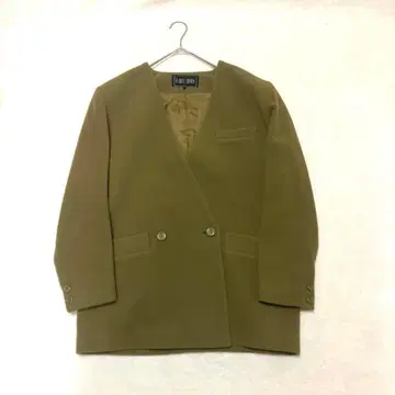 [ B.Blue Berry ] 올리브색 울 자켓